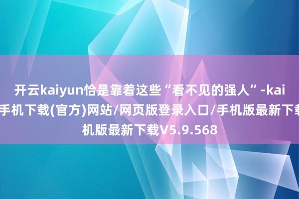 开云kaiyun恰是靠着这些“看不见的强人”-kai云体育app手机下载(官方)网站/网页版登录入口/手机版最新下载V5.9.568