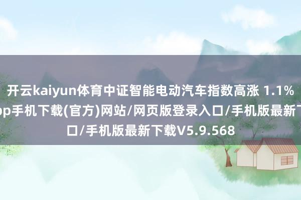 开云kaiyun体育中证智能电动汽车指数高涨 1.1%-kai云体育app手机下载(官方)网站/网页版登录入口/手机版最新下载V5.9.568